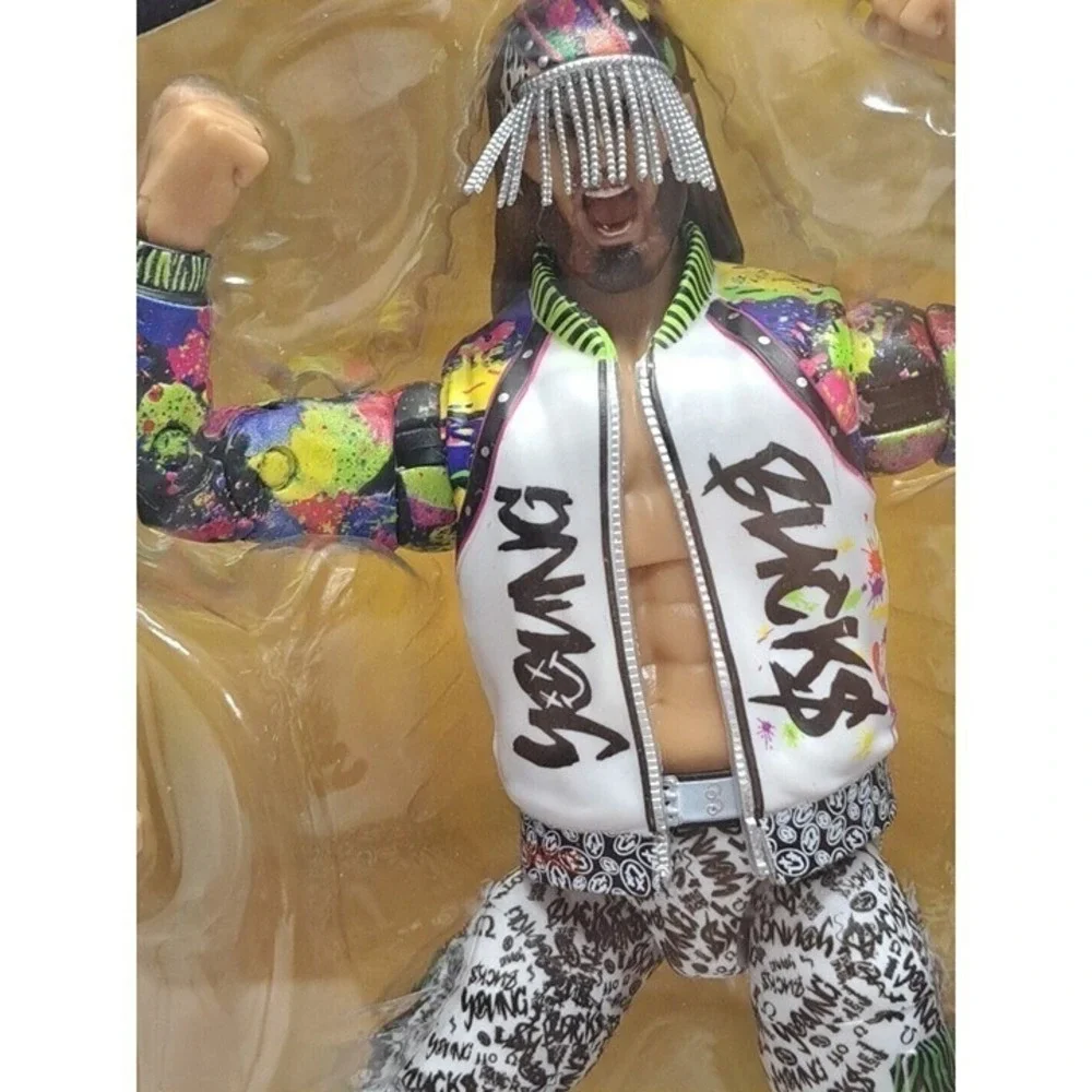 NIB AEW UnRivaled Nick Jackson Walmart Exclusive Action Figure Young Bucks